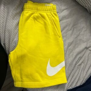 Nike Bright Yellow Shorts